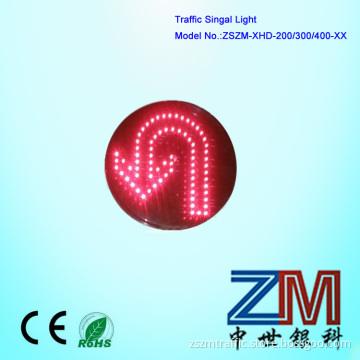 LED pathway light flashing light core with lens